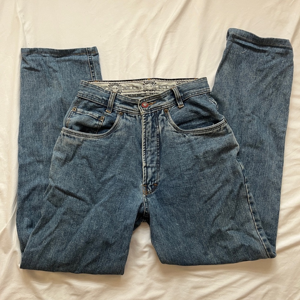 hugo boss vintage mom jeans